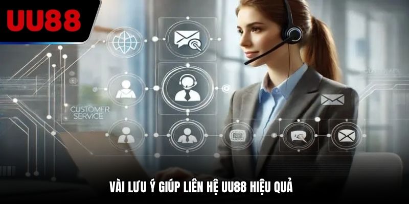 Vài lưu ý giúp liên hệ UU88 hiệu quả